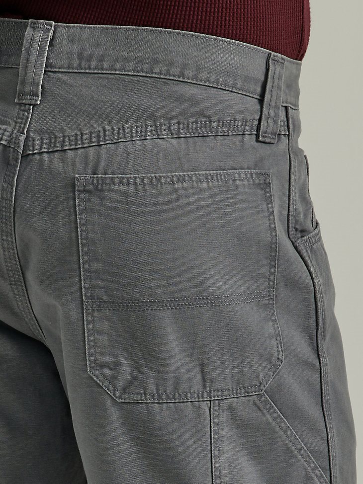 Men's Wrangler Authentics Loose Fit Carpenter Short in Rock Grey
