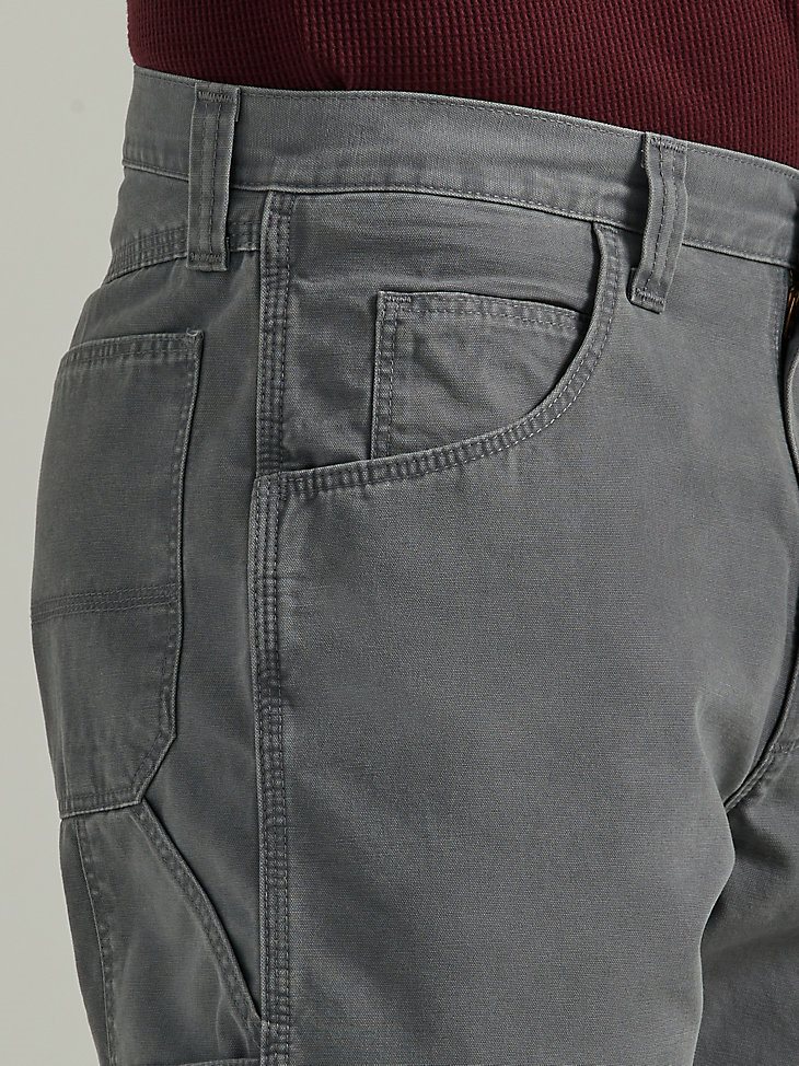 Men's Wrangler Authentics Loose Fit Carpenter Short in Rock Grey