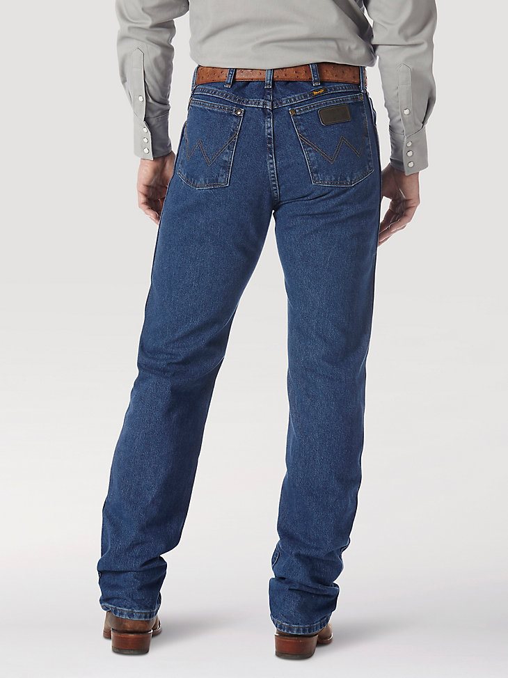 Premium Performance Cowboy Cut Regular Fit Jean in Dark Stone