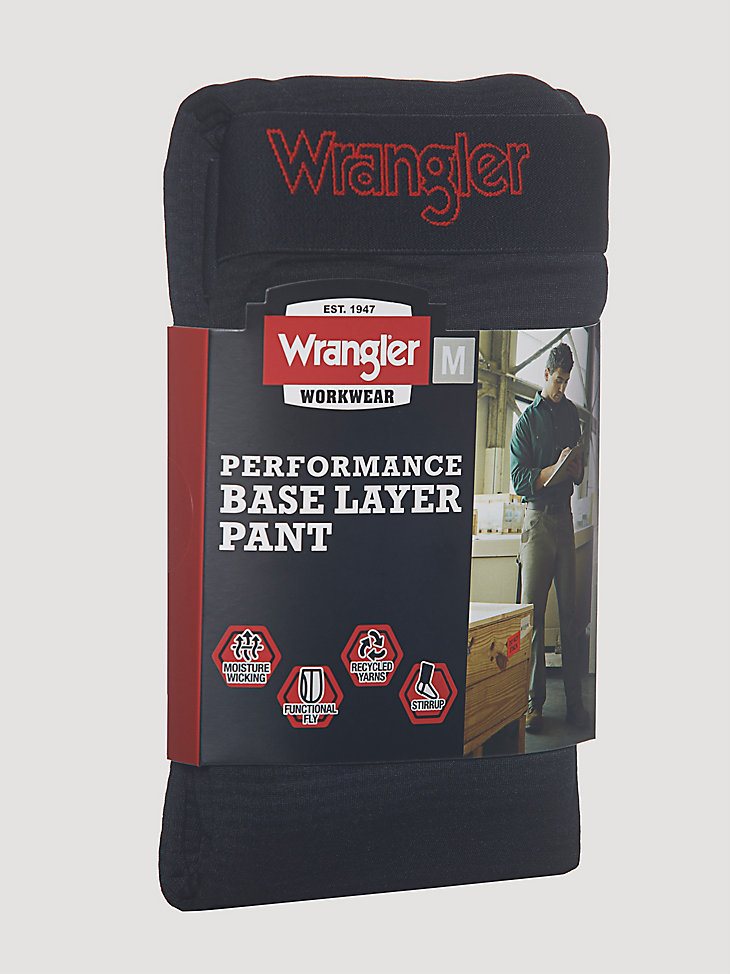 Men's Base Layer Performance Pant in Jet Black