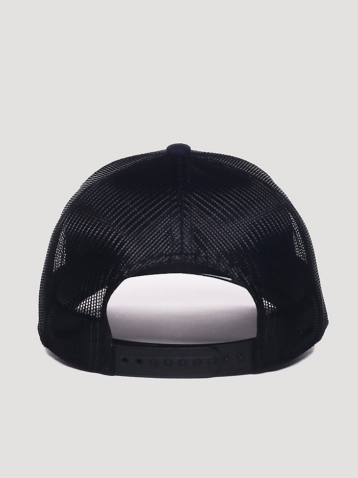 Men's Mesh Back Wrangler Hat in Black/Navy