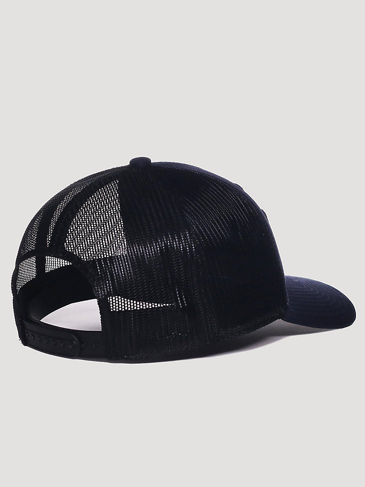 Men's Mesh Back Wrangler Hat in Black/Navy