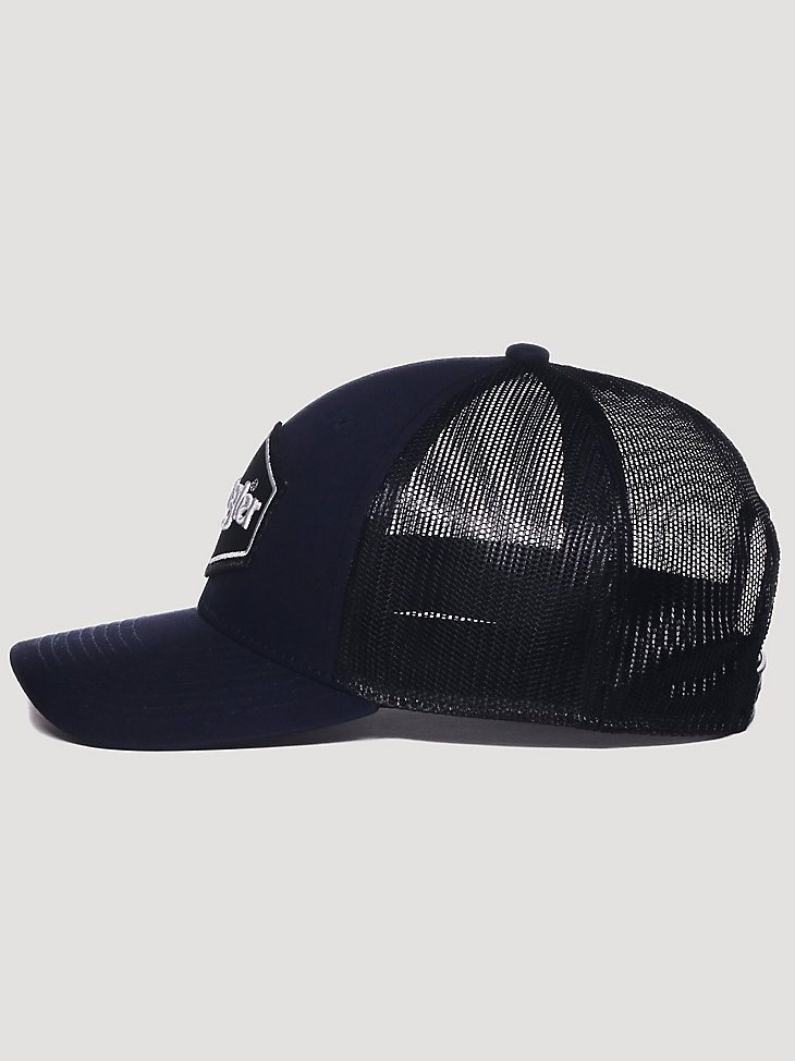 Men's Mesh Back Wrangler Hat in Black/Navy