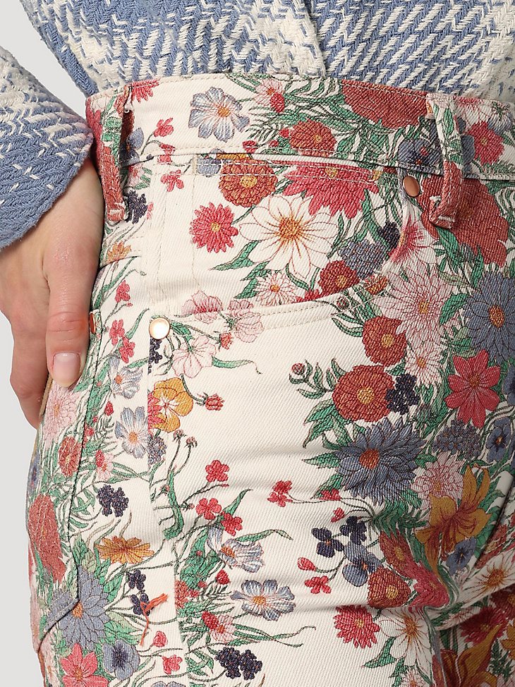 Women's Westward Floral Print Jean in Flora