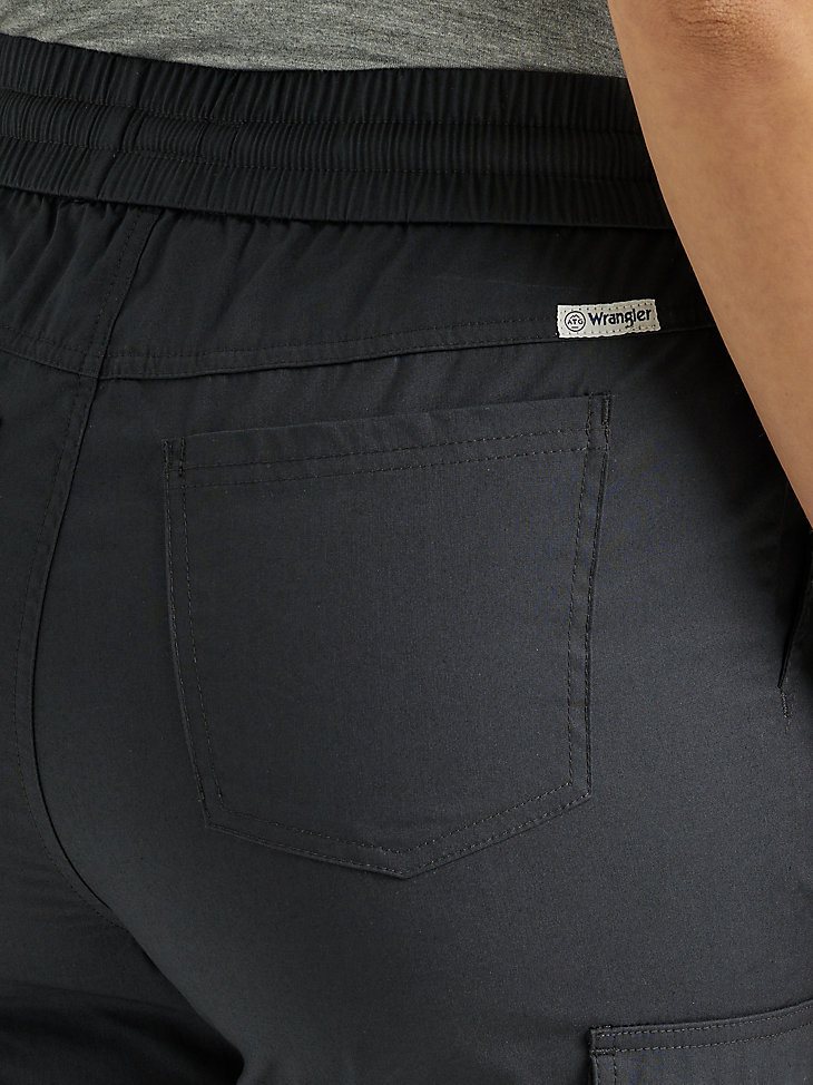 ATG By Wrangler Women's Cargo Jogger in Jet Black