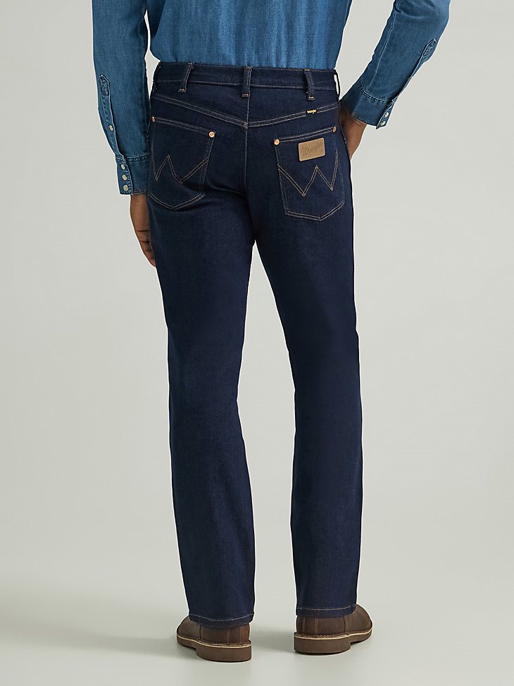 Men's Wrancher Jean in Washed Dark Blue