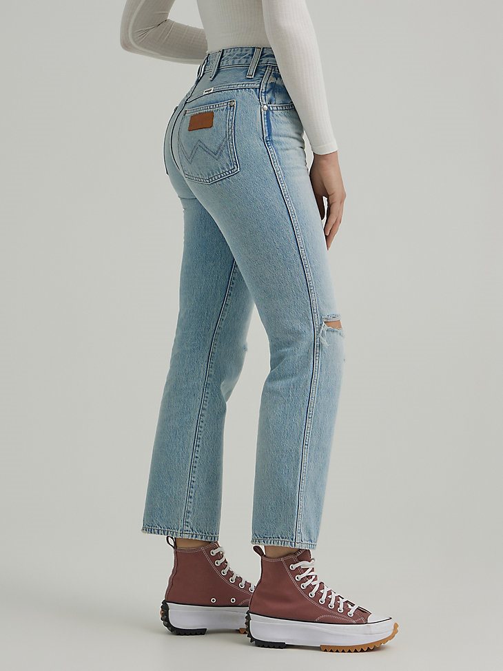 Women's Wild West Destructed Jean in Jerky