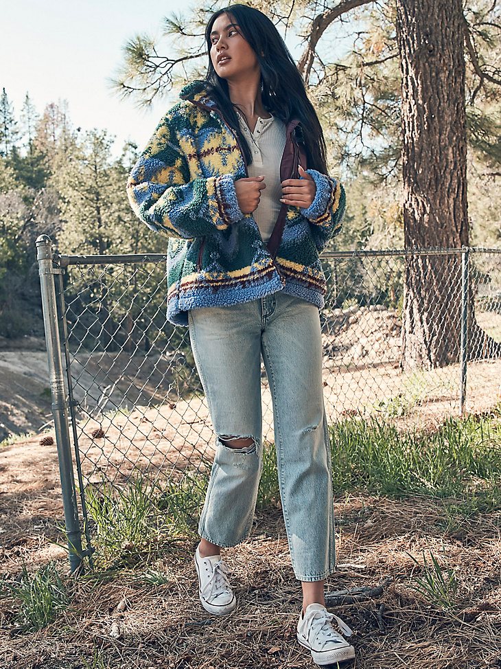 Women's Wild West Destructed Jean in Jerky