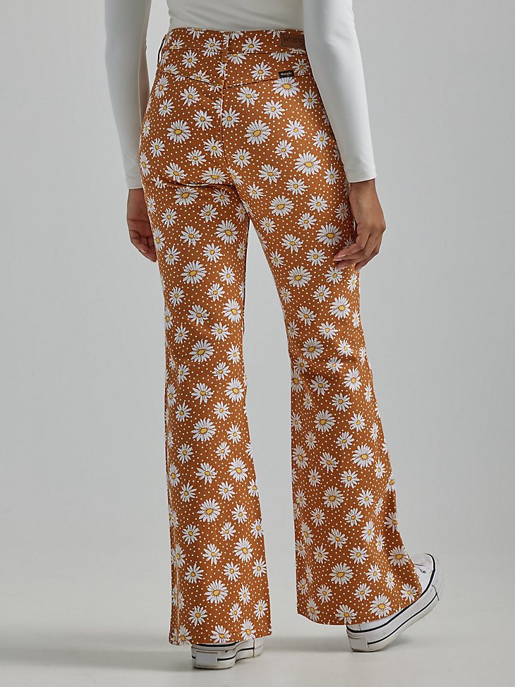 Women's Daisy High Rise Folklore Flare Jean in Dot