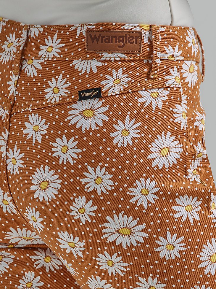 Women's Daisy High Rise Folklore Flare Jean in Dot