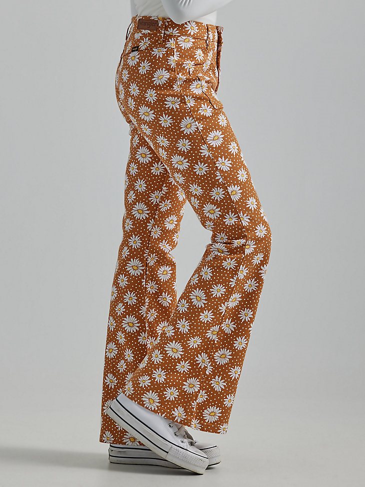 Women's Daisy High Rise Folklore Flare Jean in Dot
