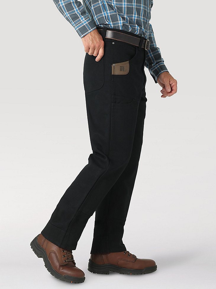 Wrangler RIGGS Workwear Mason Relaxed Fit Canvas Pant in Jet Black