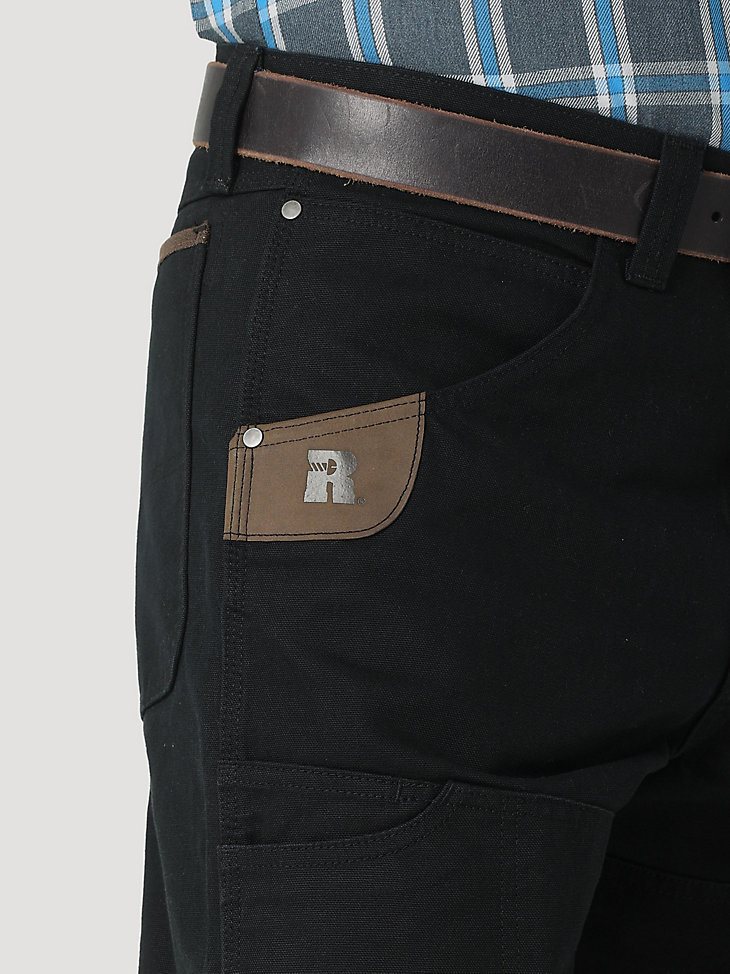 Wrangler RIGGS Workwear Mason Relaxed Fit Canvas Pant in Jet Black