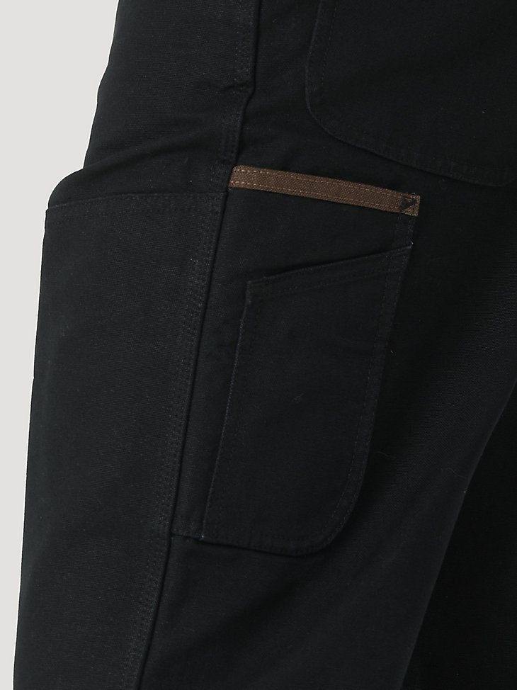 Wrangler RIGGS Workwear Mason Relaxed Fit Canvas Pant in Jet Black