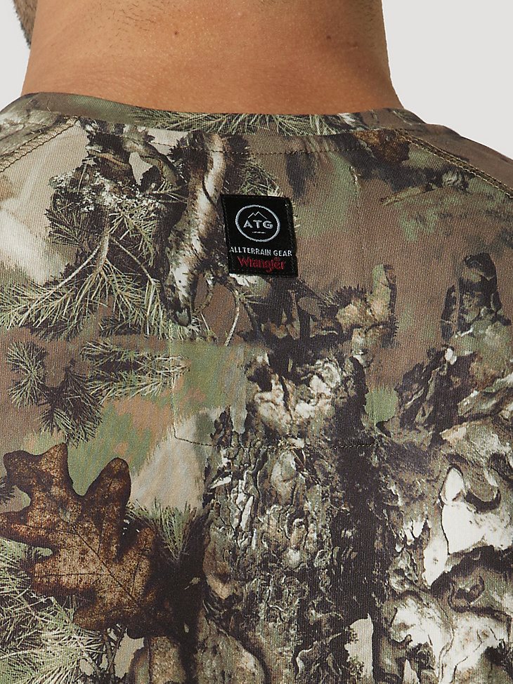 ATG Hunter Men's Performance Shirt in Warmwoods Camo
