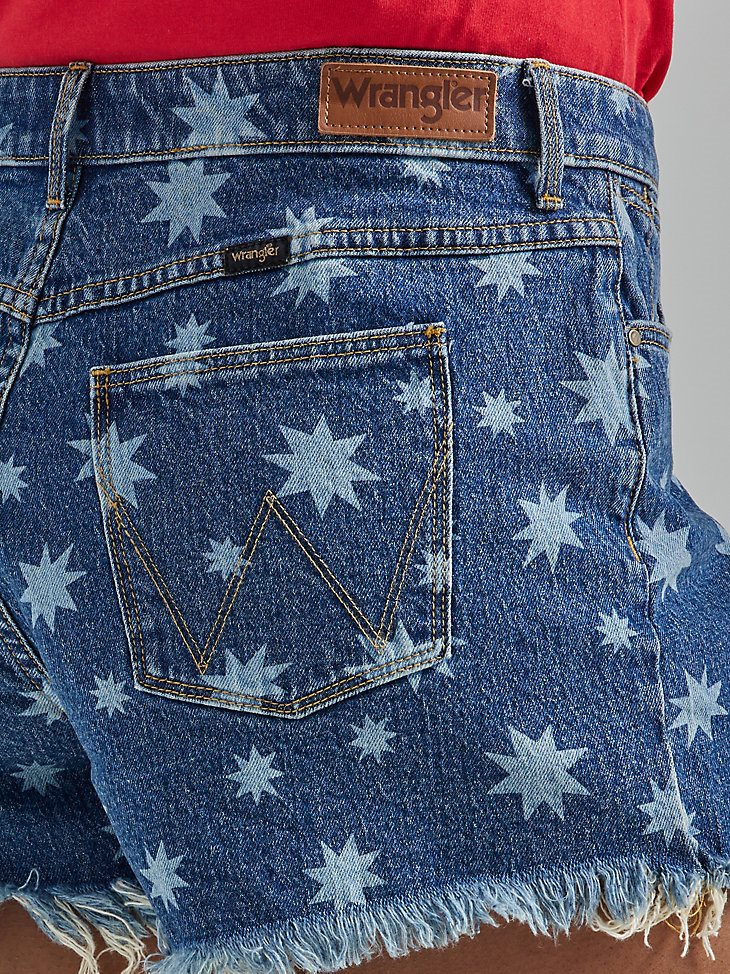 Women's High Rise Stars Vintage Short in Malibu