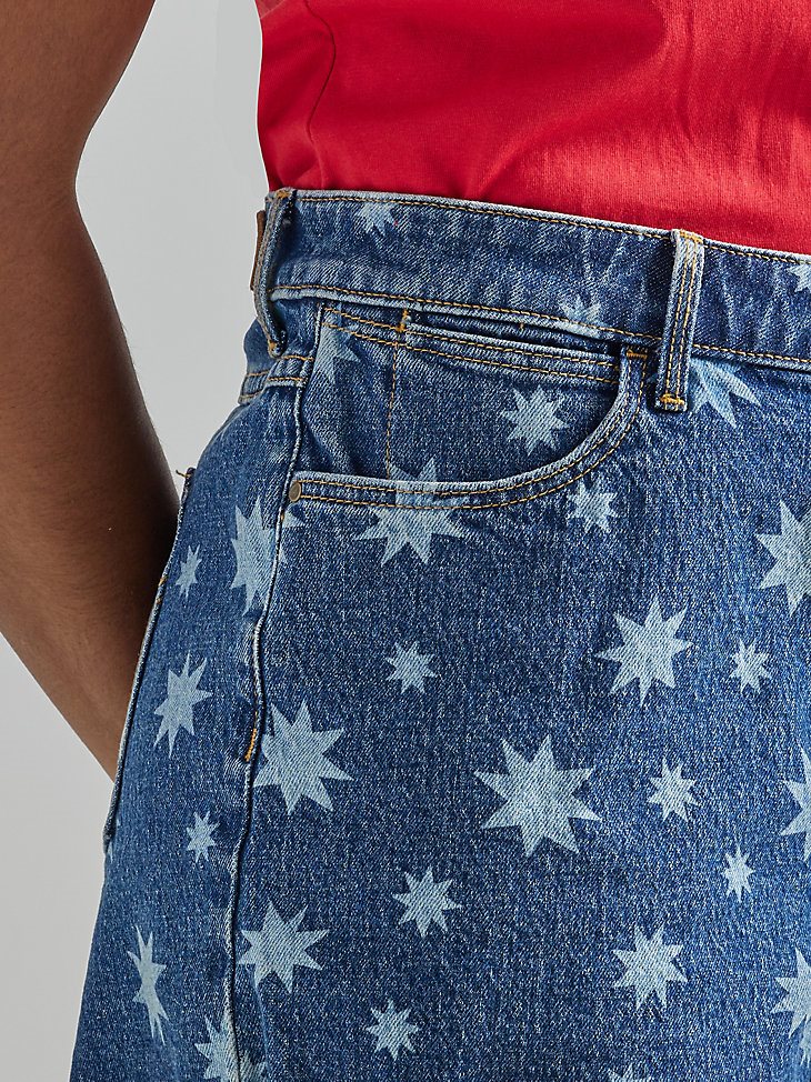 Women's High Rise Stars Vintage Short in Malibu