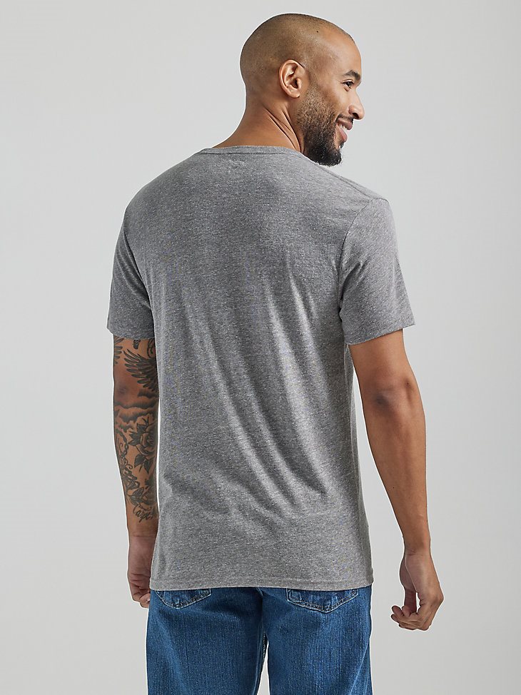 Men's True Skull Graphic T-Shirt in Graphite