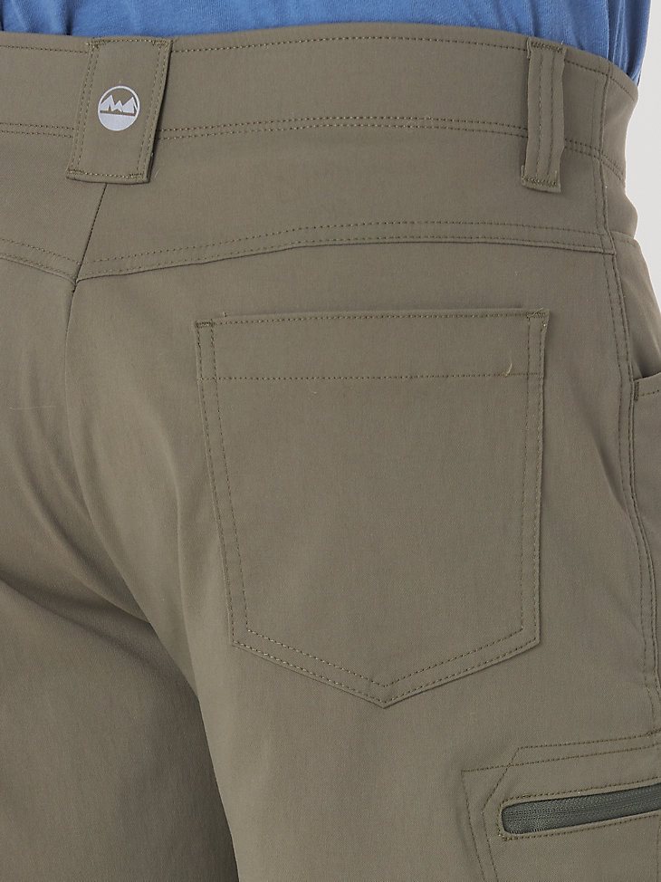 Men's Wrangler Authentics Comfort Waist Cargo Short in Earth Green