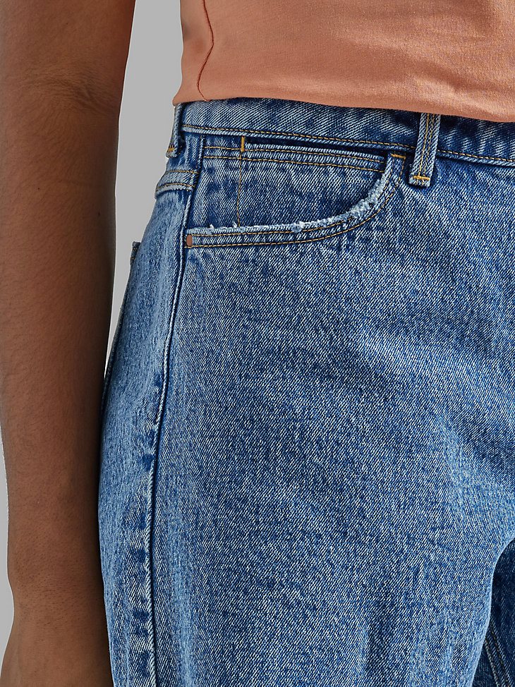 Women's High Rise Mid Thigh Short in Topaz