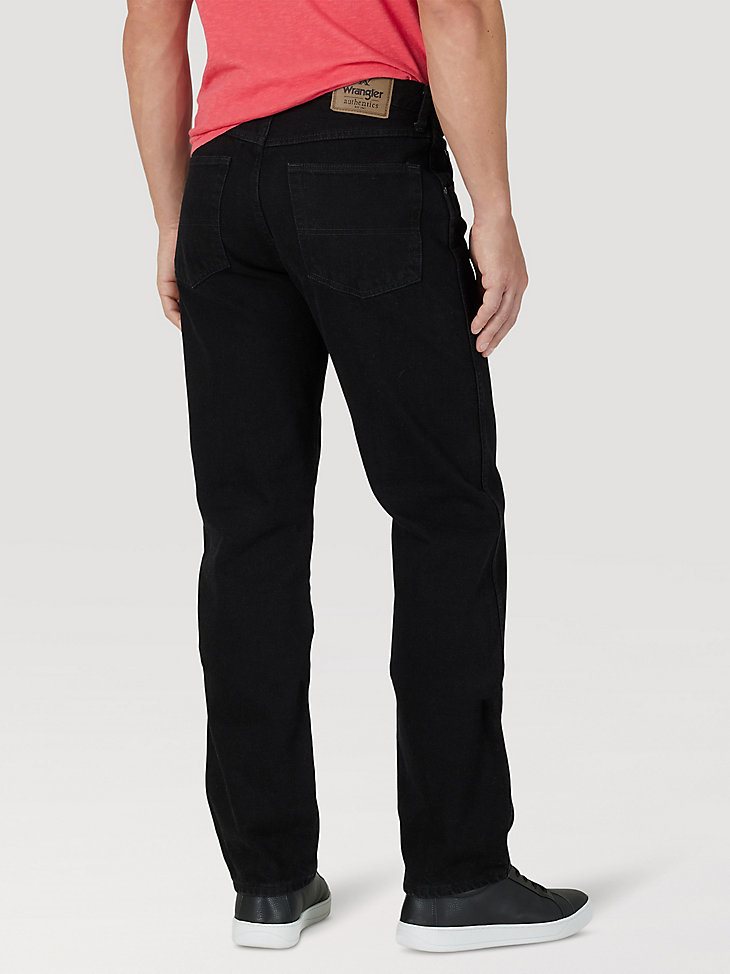 Men's Wrangler Authentics Regular Fit Cotton Jean in Black