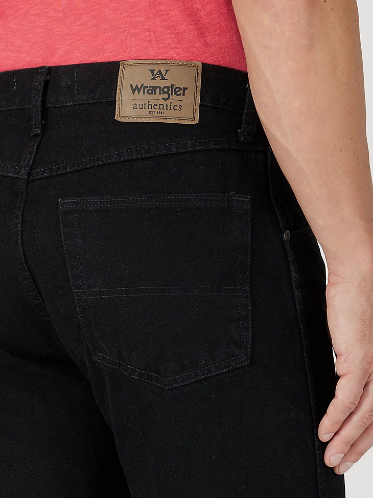 Men's Wrangler Authentics Regular Fit Cotton Jean in Black
