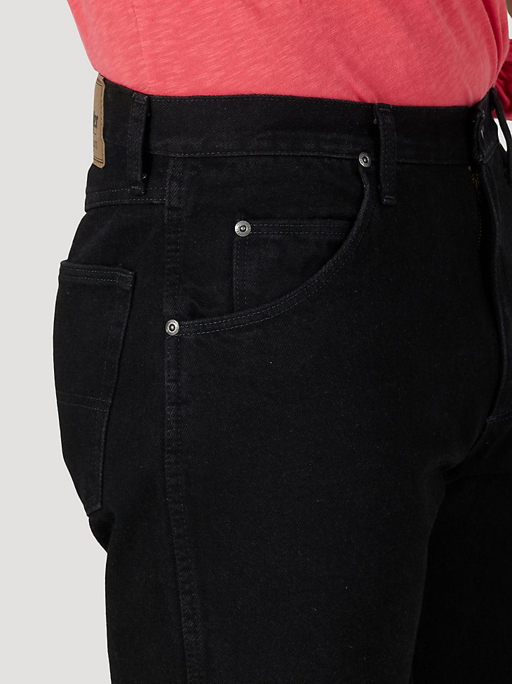 Men's Wrangler Authentics Regular Fit Cotton Jean in Black