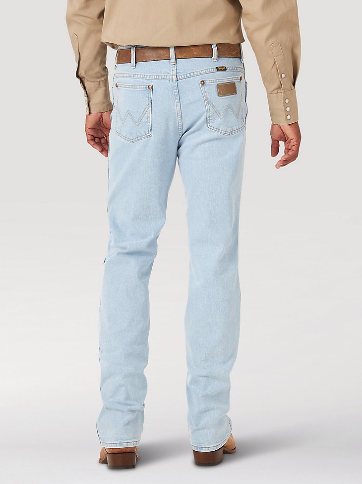 Wrangler Cowboy Cut Slim Fit Active Flex Jeans in Bleach