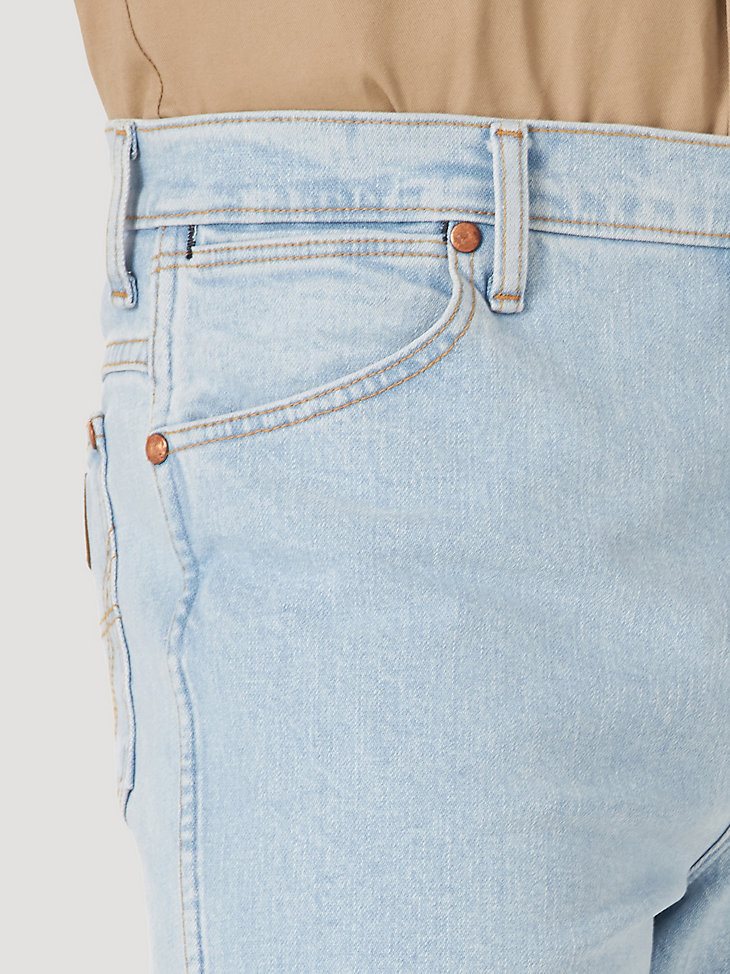 Wrangler Cowboy Cut Slim Fit Active Flex Jeans in Bleach