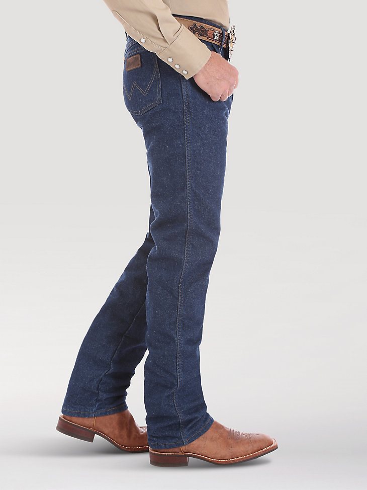 Premium Performance Cowboy Cut Regular Fit Jean - Flannel Lined in Stonewash