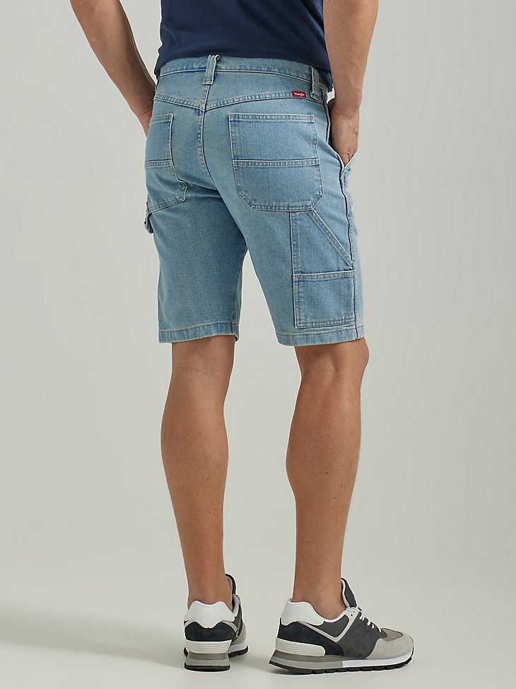 Men's Wrangler Five Star Premium Carpenter Shorts in Antique Indigo