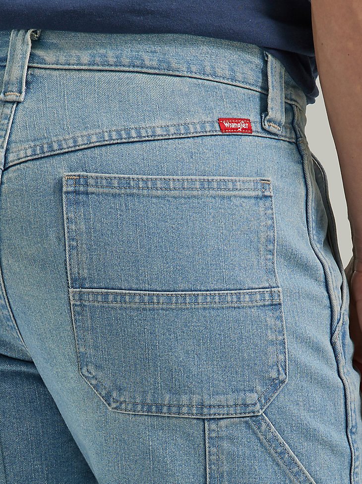 Men's Wrangler Five Star Premium Carpenter Shorts in Antique Indigo