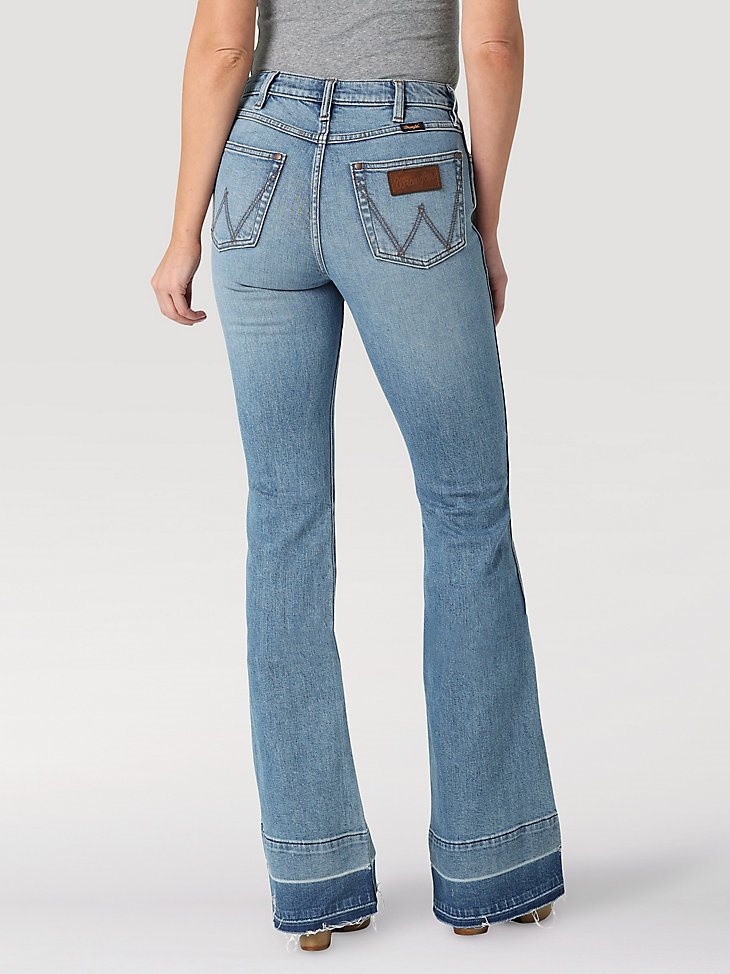 Women's Wrangler Retro Premium High Rise Released Hem Trouser Jean in Wilma