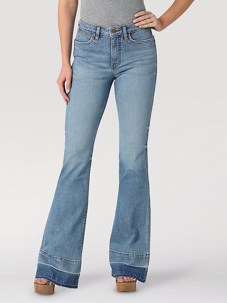 Women's Wrangler Retro Premium High Rise Released Hem Trouser Jean in Wilma