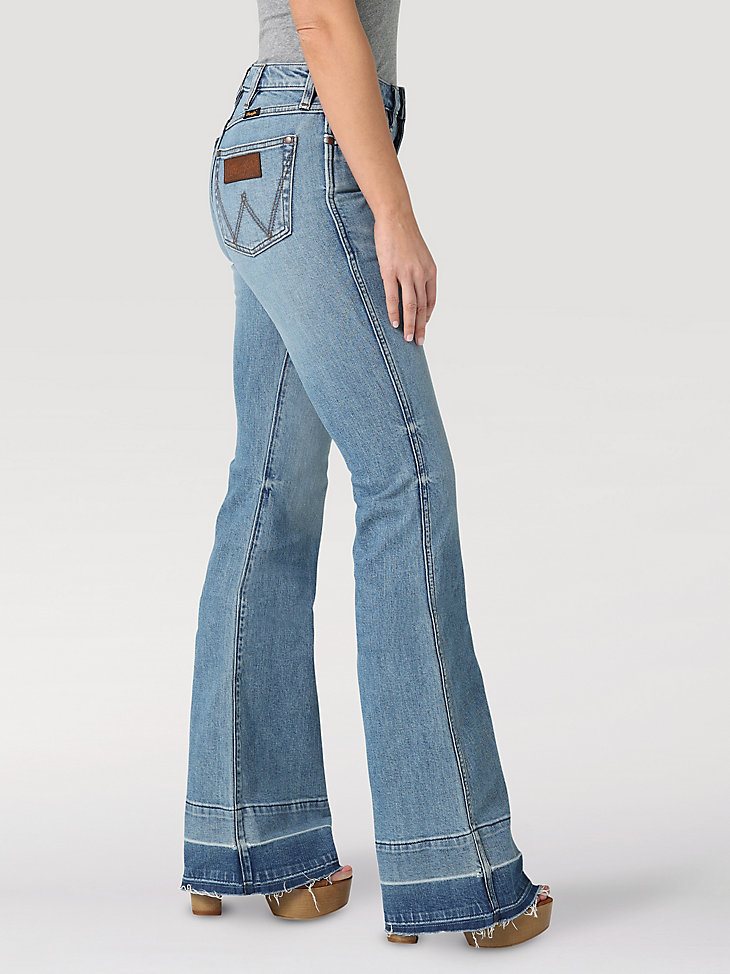 Women's Wrangler Retro Premium High Rise Released Hem Trouser Jean in Wilma