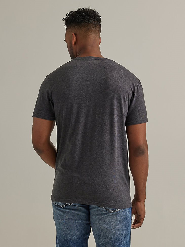 Men's Stars Stripe Graphic T-Shirt in Jet Black