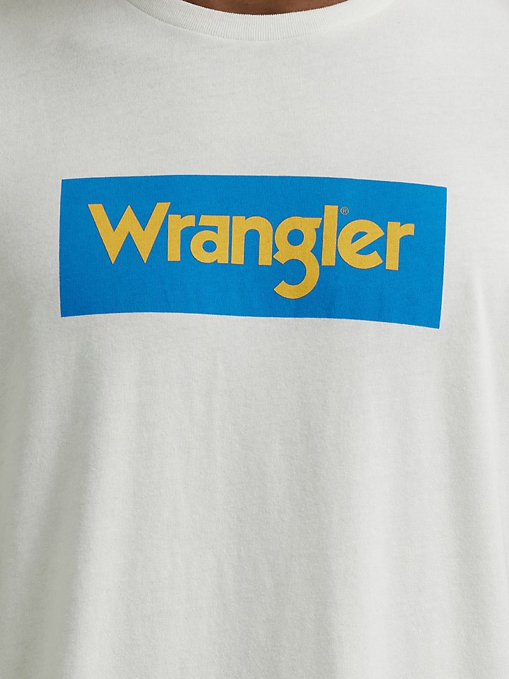 Men's Box Logo T-Shirt in Marshmallow