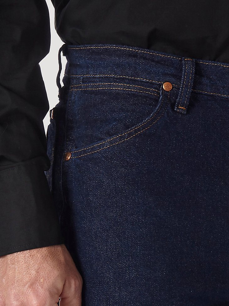 Wrangler Cowboy Cut Bootcut Stretch Regular Fit Jean in Navy