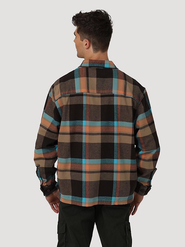 Men's Plaid Flannel Shirt in Elmwood