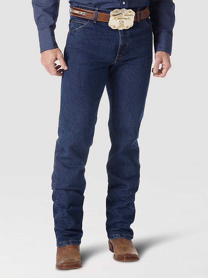 Premium Performance Advanced Comfort Cowboy Cut Regular Fit Jean in Mid Stone