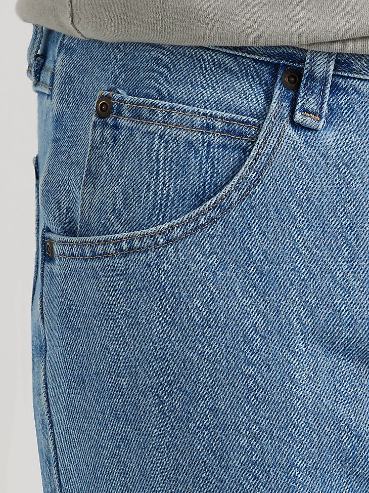 Wrangler Five Star Premium Denim Regular Fit Jean in Lt Stonewash