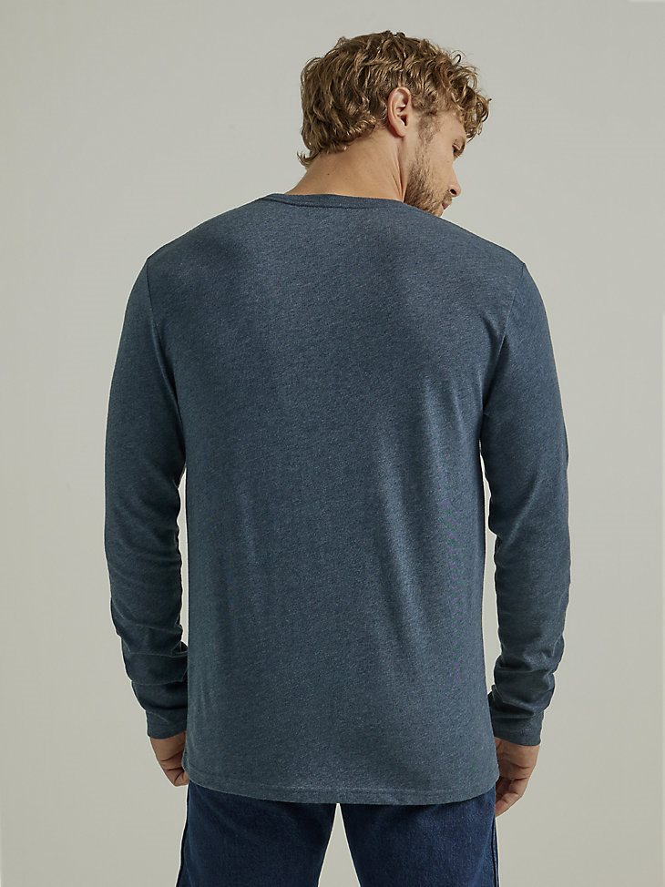 Men's Back Logo T-Shirt in Dark Saphire