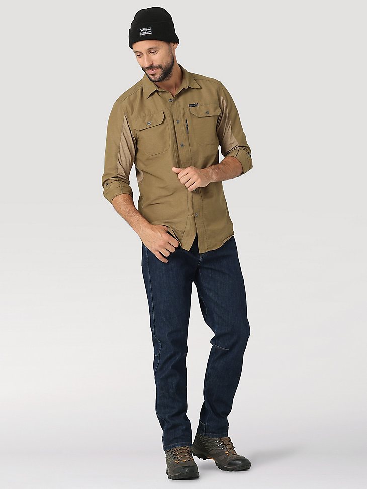 ATG By Wrangler Men's Bonded All Weather Jean in Denim