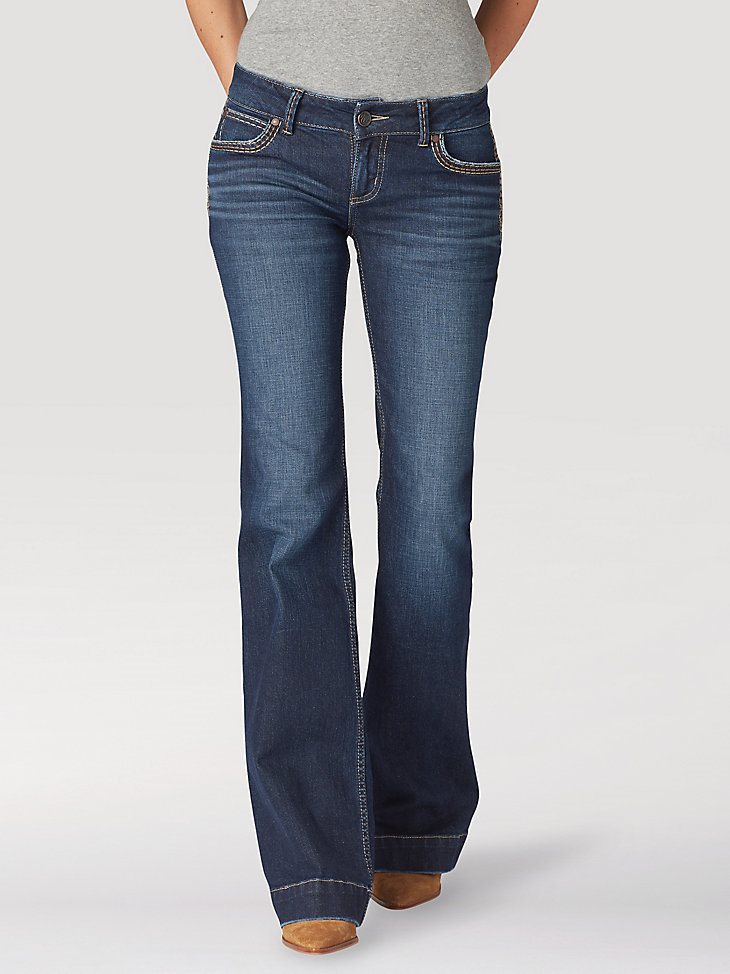 Women's Wrangler Retro Sadie Low-Rise Trouser Jean in Gabby