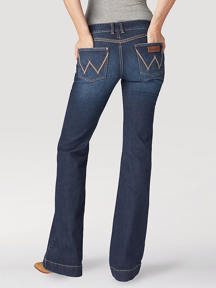 Women's Wrangler Retro Sadie Low-Rise Trouser Jean in Gabby