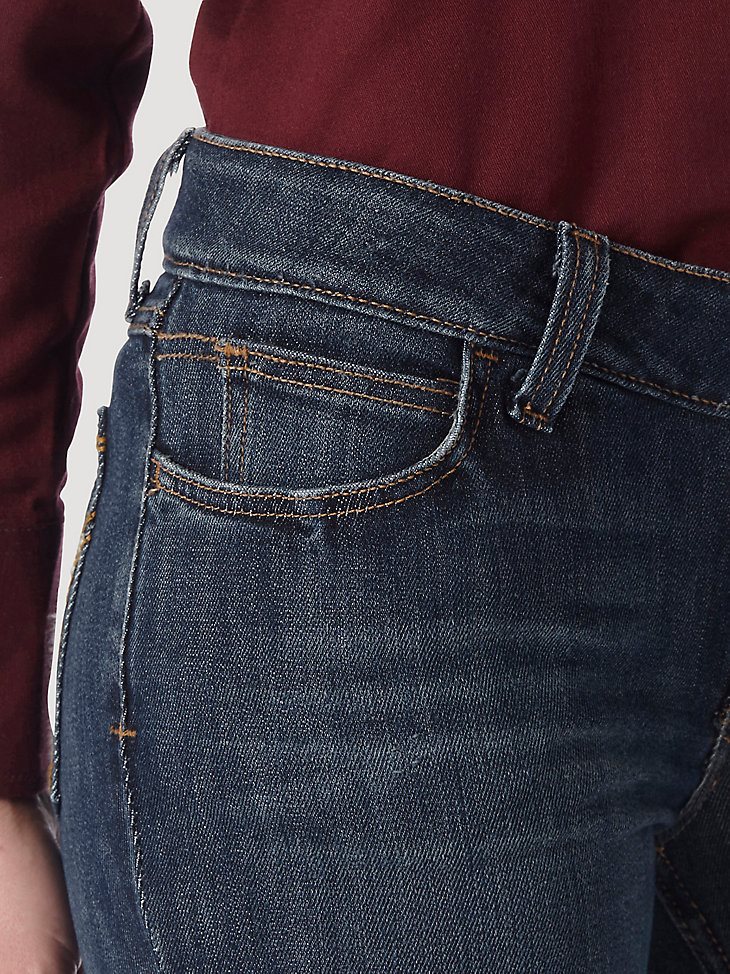Women's Wrangler Retro Flame Resistant Mae Bootcut Work Jean in Bakersville