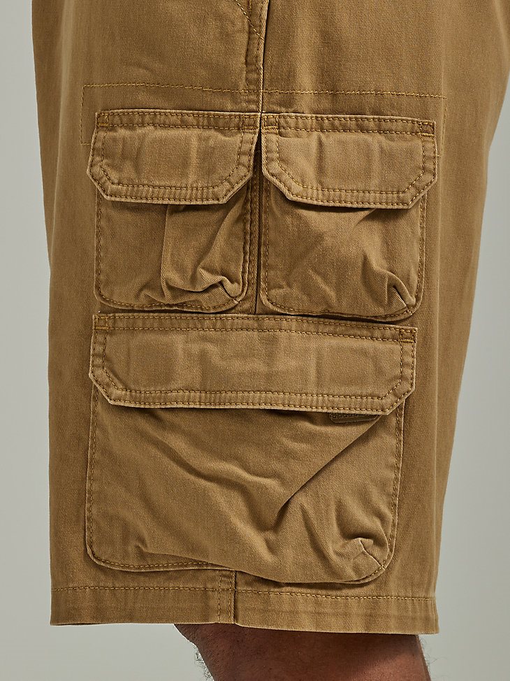 Wrangler Men's Five Star Premium Stacked Cargo Short in Acorn