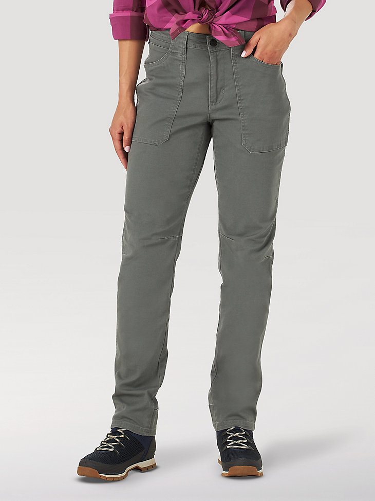 ATG By Wrangler Women's Canvas Pant in Dark Shadow