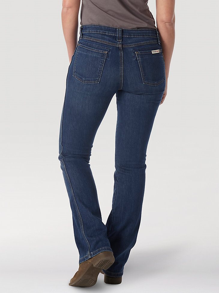 Women's Wrangler RIGGS Workwear Bootcut Work Jean in Light Stone