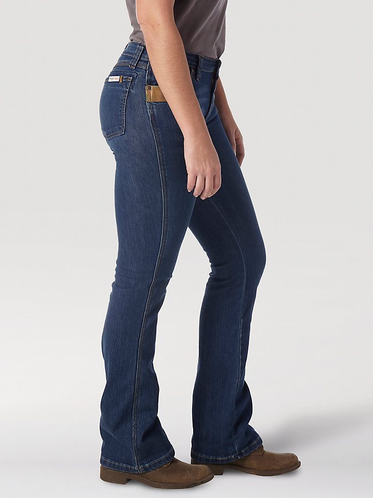 Women's Wrangler RIGGS Workwear Bootcut Work Jean in Light Stone